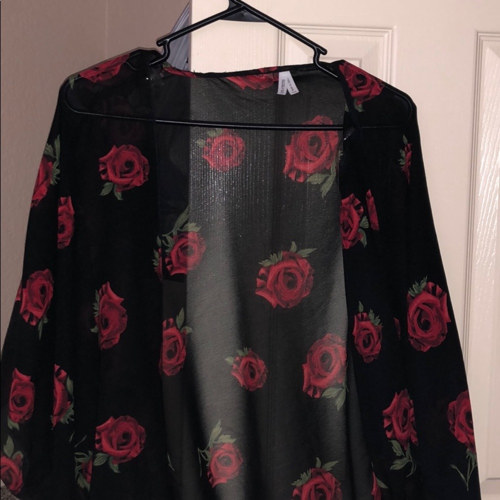 Rose Sheer cardigan